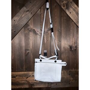 Foley + Corinna Small Dione Mini Satchel Faux Pebbled Leather‎ Blue EUC